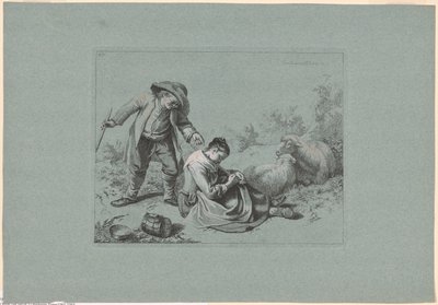 Plate 10, from The Set of 12 Pastoral Scenes by Francesco Londonio