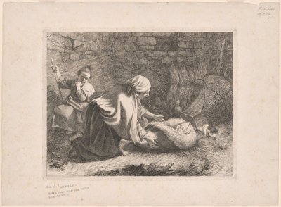Plate 12, from The Set of 12 Pastoral Scenes by Francesco Londonio