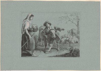 Plate 2, from The Set of 12 Pastoral Scenes by Francesco Londonio