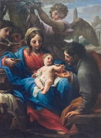 The Rest on the Flight to Egypt by Francesco Mancini