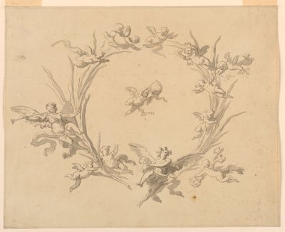 Study for Fresco Decoration, Quirinal Palace, Rome, 1815–16 by Francesco Manno
