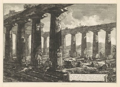 Temple of Juno in Paestum by Francesco Piranesi