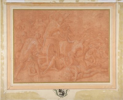 Ulysses and His Companions Fighting the Cicones Before the City of Ismaros (Study) by Francesco Primaticcio