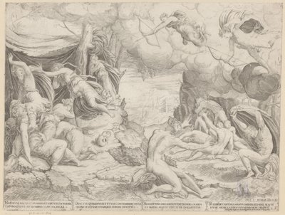 Apollo and Diana Killing the Children of Niobe by Francesco Salviati