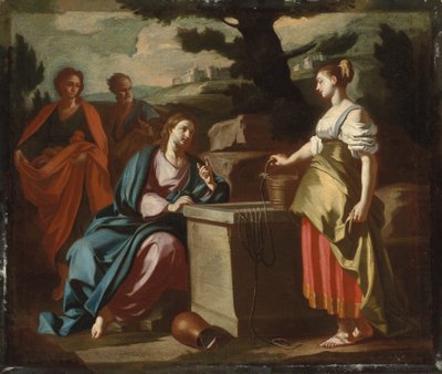 Christ and the Woman of Samaria at the Well by Francesco Solimena