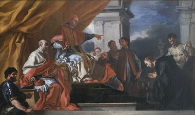 Saint Willibald seeks Pope Gregory III