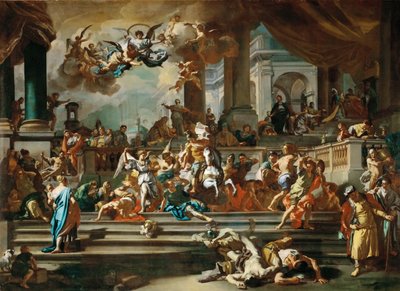 The Expulsion of Heliodorus from the Temple by Francesco Solimena