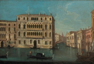 Canal Grande and Palazzo Foscari by Francesco Tironi