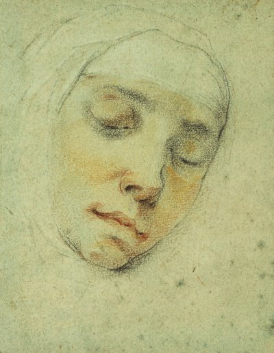 Portrait of Pasitea Crogi, Her Eyes Closed in Ecstasy by Francesco Vanni