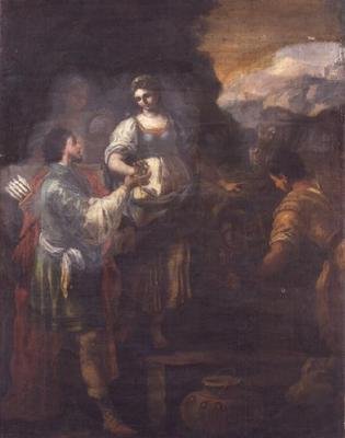 Rebecca and Eliezer at the Well by Francesco de (attr. to) Mura