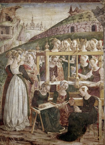 Allegory of March (detail) by Francesco del Cossa