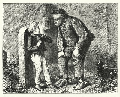 Illustration for Great Expectations by Charles Dickens by Francis Arthur Fraser