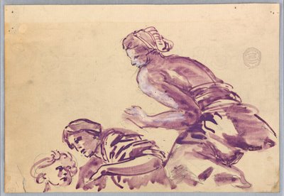 Study of Figures for a Ceiling by Francis Augustus Lathrop