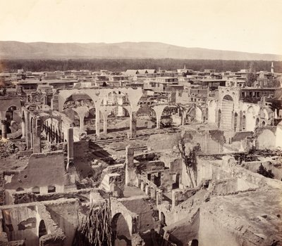 Ruins of the Christian Quarter, Showing the Remains of the Greek Church, Damascus by Francis Bedford