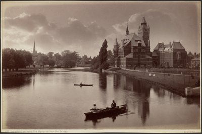 Stratford on Avon. The Memorial from the Bridge by Francis Bedford