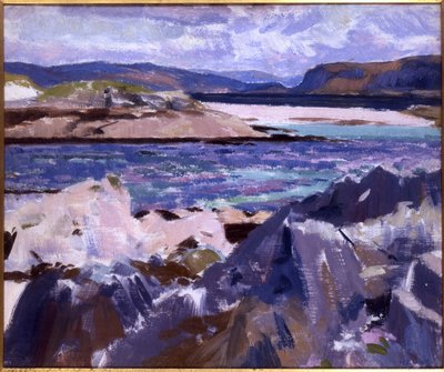 Eilean Annraidh from the north end, Iona, looking towards Mull by Francis Campbell Boileau Cadell