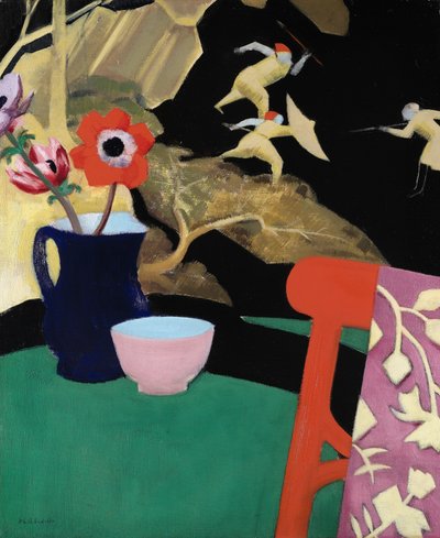 Still Life with a Lacquer Screen by Francis Campbell Boileau Cadell