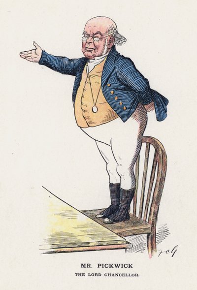 Mr Pickwick, The Lord Chancellor by Francis Carruthers Gould