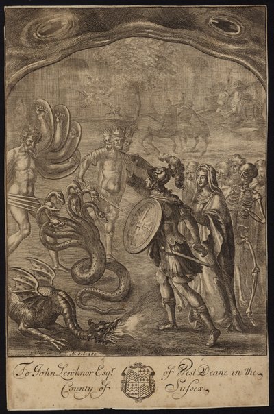 Aeneas, Sybil, Centaurs, Geryon, Briareus, Hydra, Chimaera by Francis Cleyn