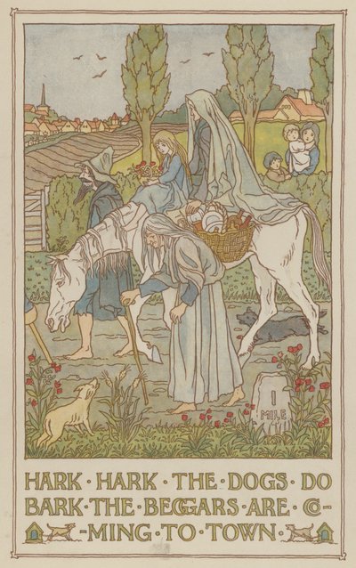 Hark Hark the Dogs Do Bark the Beggars Are Coming to Town by Francis Donkin Bedford