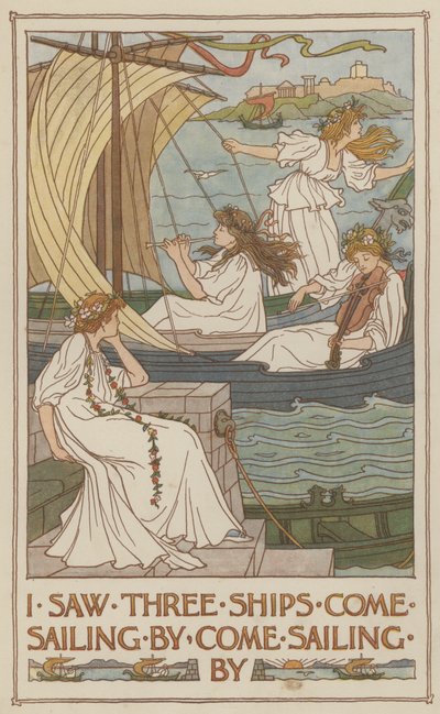 I Saw Three Ships Come Sailing By by Francis Donkin Bedford