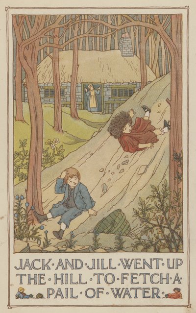 Jack and Jill Went Up the Hill to Fetch a Pail of Water by Francis Donkin Bedford