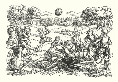 Merrie England: Football by Francis Donkin Bedford