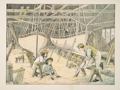 The Shipbuilder, from Four and Twenty Toilers, pub. 1900 by Francis Donkin Bedford