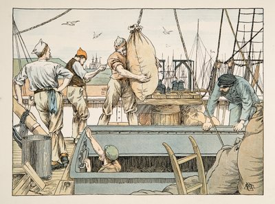 The Stevedore, from Four and Twenty Toilers, pub. 1900 by Francis Donkin Bedford