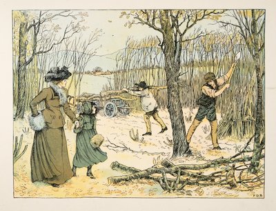 The Woodman, from Four and Twenty Toilers, published 1900 by Francis Donkin Bedford