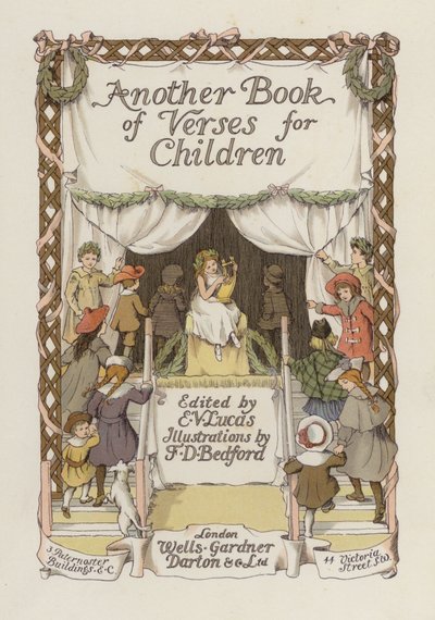 Title-page illustration for Another Book of Verses by Francis Donkin Bedford