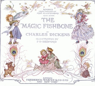 Title page, from The Magic Fishbone published by Warne & Co, circa 1940 by Francis Donkin Bedford