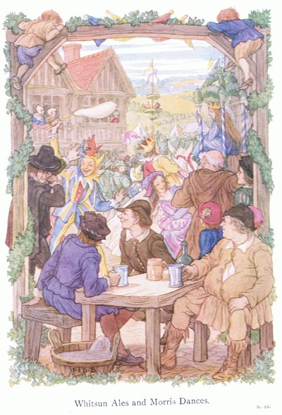 Whitsun ales and Morris dancers by Francis Donkin Bedford