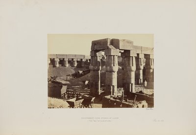 Government Corn Stores at Luxor, the “No” of Scripture by Francis Frith