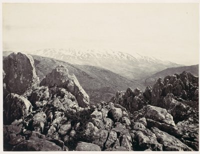 Mount Hermon, the Mount of Transfiguration by Francis Frith