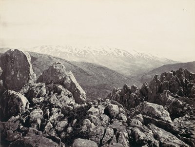 Mount Hermon, The Mount of Transfiguration by Francis Frith