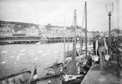 Newlyn Harbour and Fish Quay, Cornwall by Francis Frith