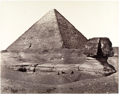 The Great Pyramid and The Great Sphinx by Francis Frith