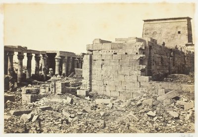 View on the Island of Philae by Francis Frith