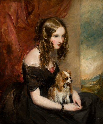 Portrait of the Hon. Selina Weld Forester, Viscountess Newport and Later Countess of Bradford by Francis Grant