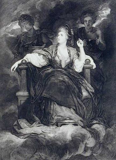 Mrs Siddons in the character of a Tragic Muse by Francis Haward