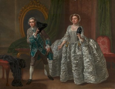 David Garrick and Mrs. Pritchard in Benjamin Hoadley