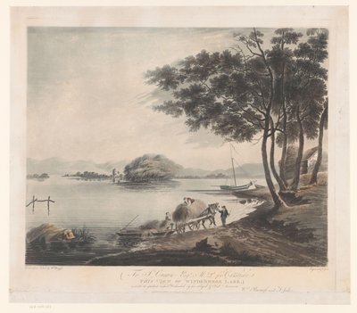 View of Windermere Lake by Francis Jukes