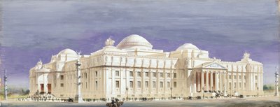 Design for the Brooklyn Museum of Art by Francis L.V. Hoppin