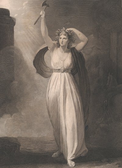 Cassandra Raving, Shakespeare, Troilus and Cressida, Act 2 by Francis Legat