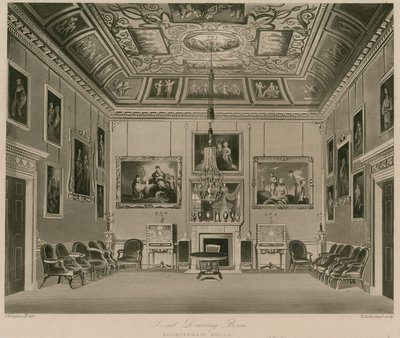 Second Drawing Room, Buckingham House by Francis Phillip Stephanoff