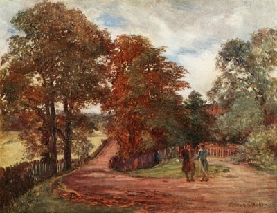 Milfield Lane, Highgate by Francis S. Walker