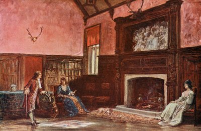The Hall at Stoke Poges Manor by Francis S. Walker