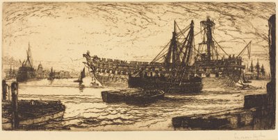 Breaking Up of the Agamemnon by Francis Seymour Haden