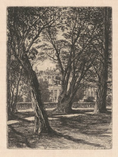 Kensington Gardens, No. 1 by Francis Seymour Haden